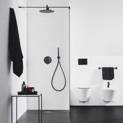 CAP DE DUS IDEALRAIN DIAM. 300 MM SILK BLACK